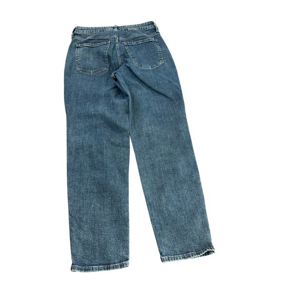 Old Navy Women's Blue High Rise O.G Secret Smooth Pockets Straight Jeans Size 8 - Picture 2 of 5